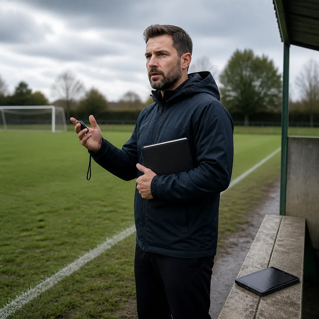 Téléspectateur consultant les statistiques sportives affichées à l’écran pendant un match