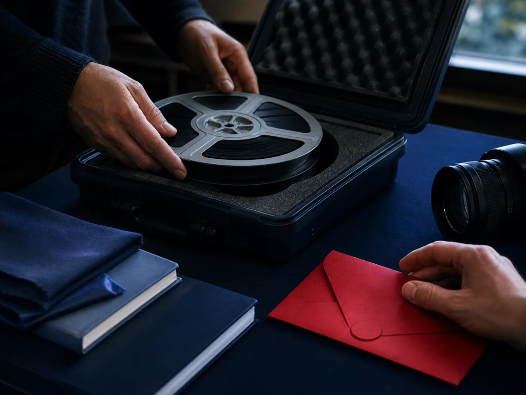 Créateur vérifiant les droits d’auteur avant le partage de vidéos en ligne